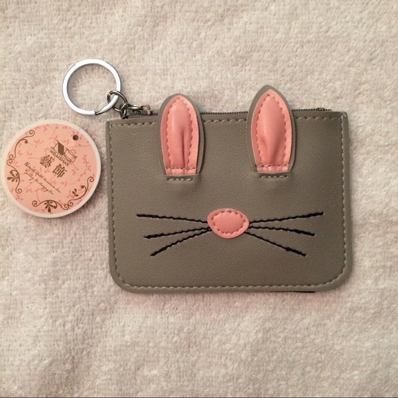 🐾NWT Gray Kitty Coin Purse🐾 - Picture 3 of 8